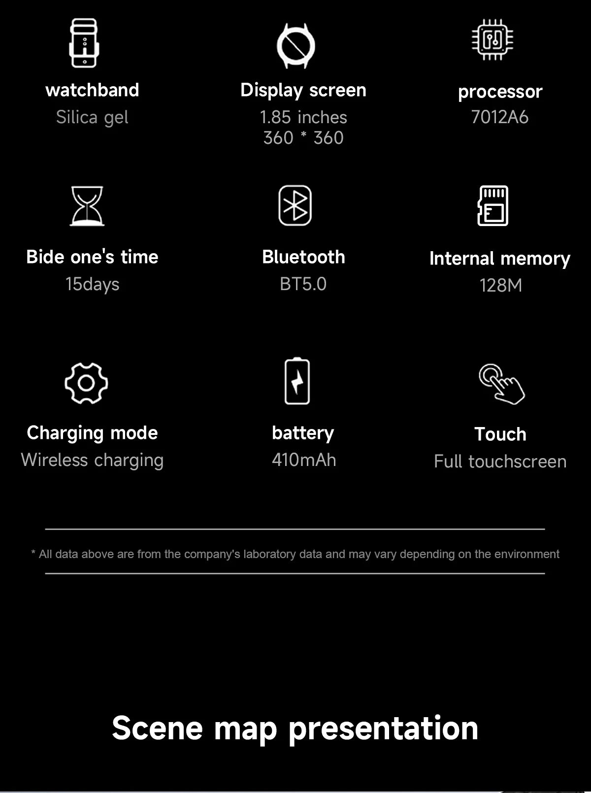 ⨠**New 2025 Model!** A sporty **smartwatch** with a **1.85ā AMOLED display**, heart rate & blood pressure monitoring, **NFC, GPS**, and more! **Compatible with Huawei & iOS** āš„