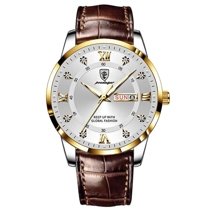 "Luxury Leather Sports Watch for Men – The Perfect Combination of Style and Elegance"