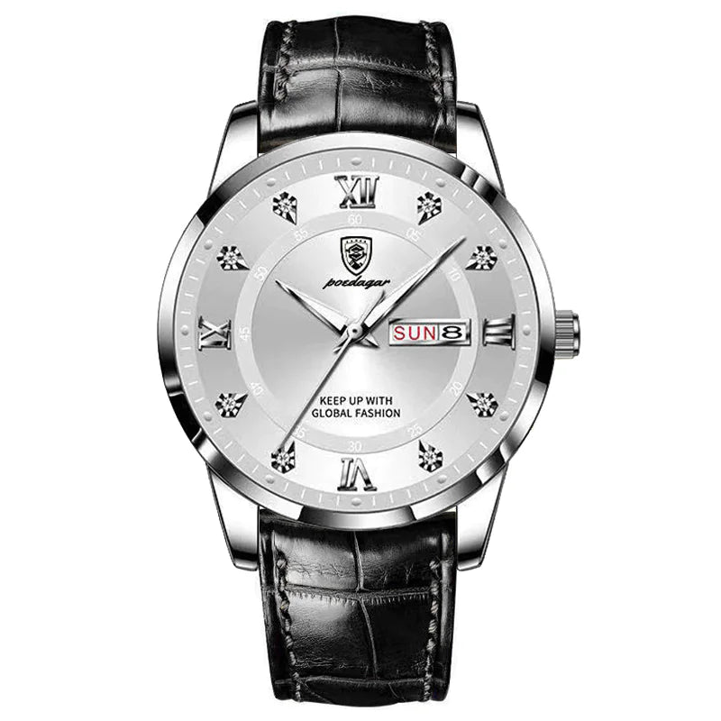 "Luxury Leather Sports Watch for Men – The Perfect Combination of Style and Elegance"