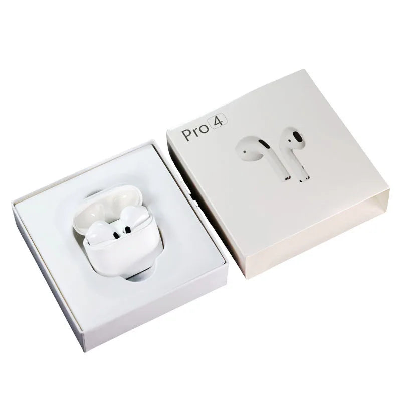 Airpods Mini 4Pro EarPods Bluetooth Earphones TWS Earbuds with MagSafe Wireless Charging Case Compatible with iPhone & Android