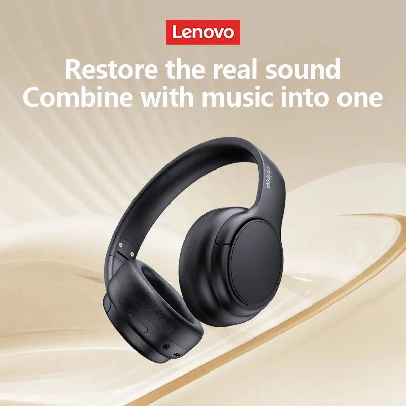 **Lenovo TH20 – Wireless Bluetooth 5.3 Headphones with Dual Mode, Foldable for Sports, Music & Gaming! 🎧**