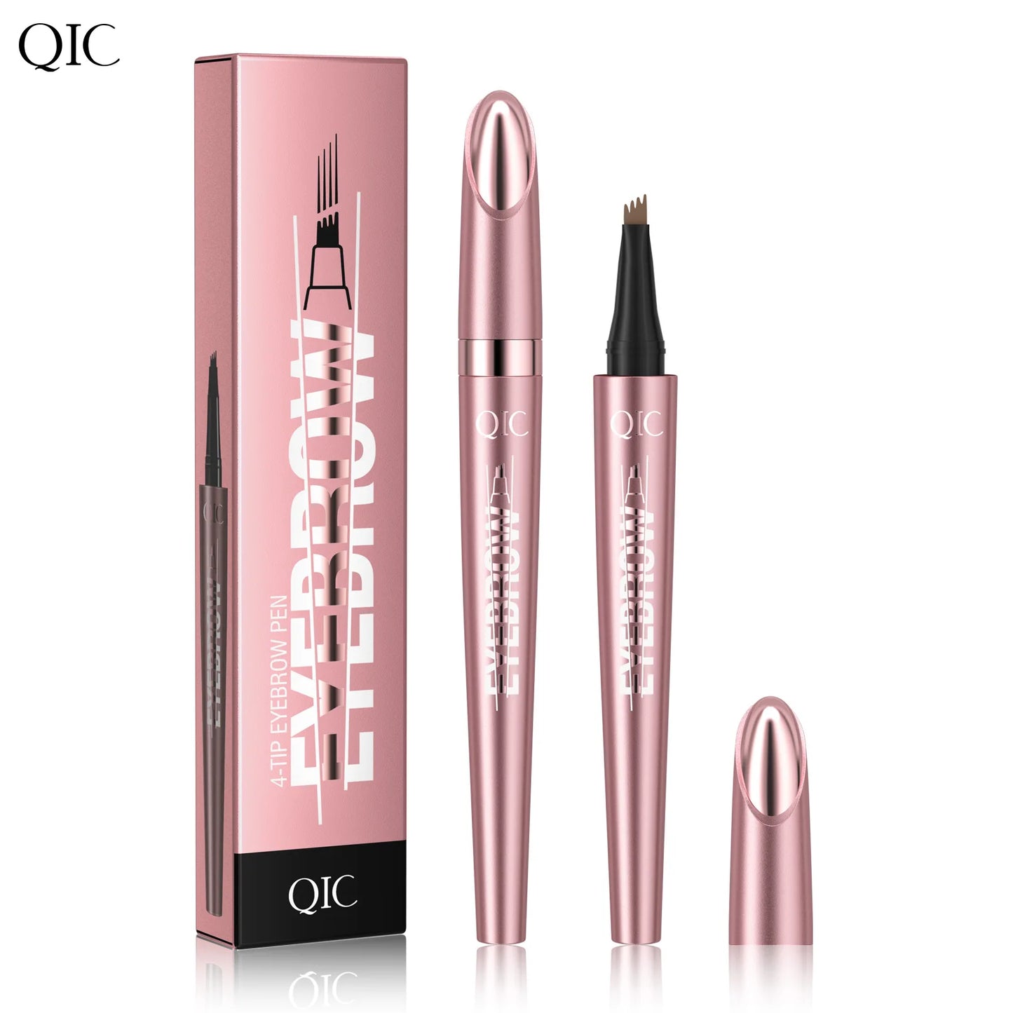 Eyebrow Pencil Waterproof Liquid Eyebrow Pen Makeup Long Lasting Brow Pen Brown Black Eye Tattoo Cosmetics