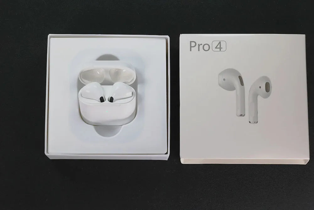 Airpods Mini 4Pro EarPods Bluetooth Earphones TWS Earbuds with MagSafe Wireless Charging Case Compatible with iPhone & Android