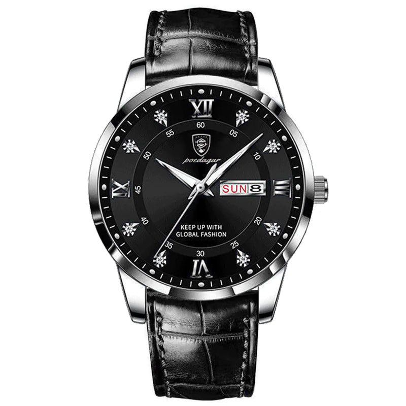 "Luxury Leather Sports Watch for Men – The Perfect Combination of Style and Elegance"