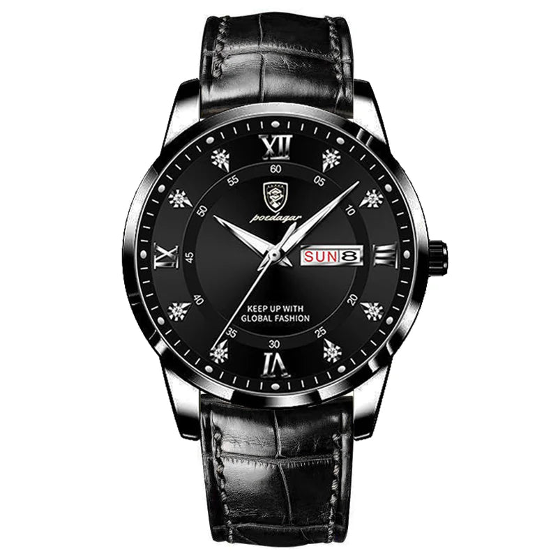 "Luxury Leather Sports Watch for Men – The Perfect Combination of Style and Elegance"