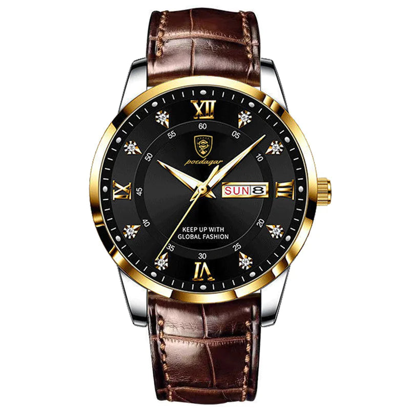 "Luxury Leather Sports Watch for Men – The Perfect Combination of Style and Elegance"